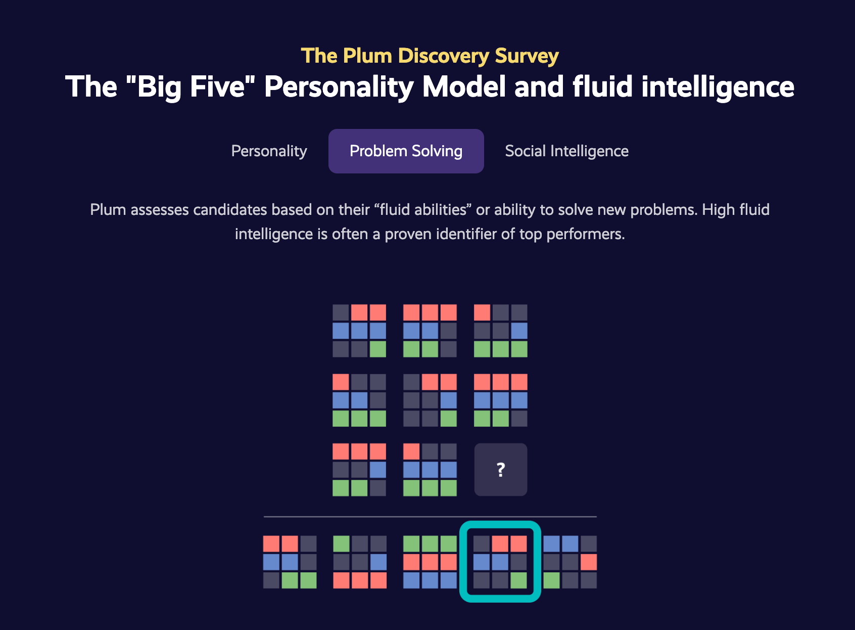 Plum Discovery Survey